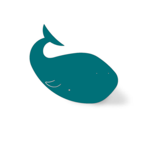 Water blue wale