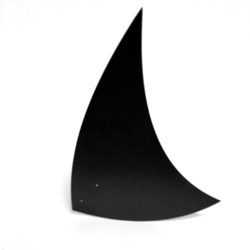 Spinnaker noir, feuille d'acier laquée pou mobile Calder personnalisable | Virvoltan