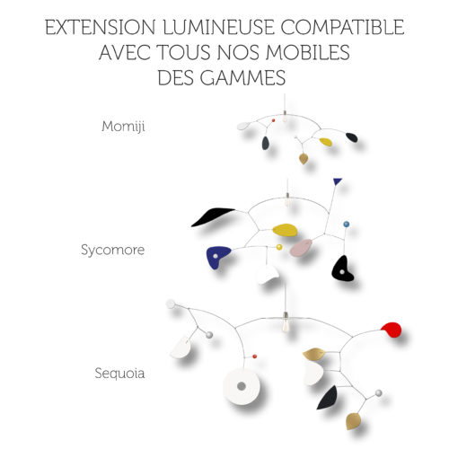 Mobile Calder lumineux Virvoltan