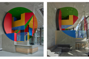 Geoges Rousse_ La même installation vue de deux points différents